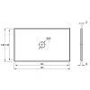 Pokrywa W=150 L=200 H=8 (K8.150.200) Naturalny, kupic - zdjecie №2 - small