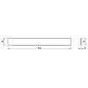 Kompensator boczny W= 50 L= 480 (KB.50.480) Naturalny, kupic - zdjecie №2 - small