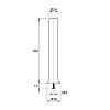 Organizer na talerze komplet 4 L=40 H=180 (OT.40.180) Naturalny, zdjecie - zdjecie №4 - small