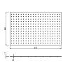 Dno perforowane 600 mm W=540 L=480 (DP.540.480) Naturalny, nie drogie - zdjecie №3 - small