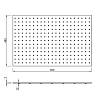 Dno perforowane 1000 mm W=940 L=480 (DP.940.480) Naturalny, nie drogie - zdjecie №3 - small