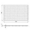 Dno perforowane 1100 mm W=1040 L=480 (DP.1040.480) Naturalny, nie drogie - zdjecie №3 - small