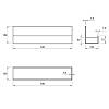 Organizer na pokrywy 600 W=540 L=120 H=159 (OK.540.120) Naturalny, kupic - zdjecie №2 - small