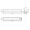 Organizer na pokrywy 900 W=840 L=120 H=159 (OK.840.120) Naturalny, kupic - zdjecie №2 - small