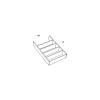 Organizer na pokrywy do patelni W=300 L=480 (OK.300.480) Naturalny, kupic - zdjecie №2 - small