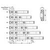 Prowadnice kulkowe 45mm L=500mm MULLER PushOpen, kupic - zdjecie №2 - small