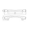 Uchwyt Marella M 15183.128 grafit, zdjecie - zdjecie №4 - small