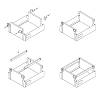 Adapter do relingu wzdłużnego InnoTech Atira, kolor antracytowy (9206282) Hettich, nie drogie - zdjecie №3 - small