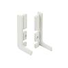 Komplet końcówek otwartych do profili GOLA, type L, aluminium biały, Scilm - small