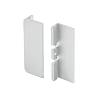 Komplet końcówek zamkniętych do profili GOLA, type C, aluminium szczotkowany, Scilm - small