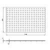 Dno perforowane 1200 mm szer.=1140 dł.=480 (DP.1140.480) szary, kupic - zdjecie №2 - small