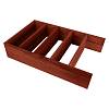 Organizer na pokrywy do patelni W=300 L=480 (OK.300.480) Teak - small