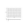 Dno perforowane 600 mm W=540 L=480 (DP.540.480) Orzech, kupic - zdjecie №2 - small
