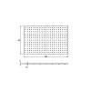 Dno perforowane 900 mm W=840 L=480 (DP.840.480) Czarny, kupic - zdjecie №2 - small