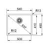 Zlewozmywak 3w1 stalowy Linia Box BXX 210/110-50  Stal szlachetna szczotkowana Franke 127.0453.656, kupic - zdjecie №2 - small