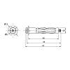 Kołek ETPV MOLLY 4x38/8-15 do płyt gipsowo-kartonowych, kupic - zdjecie №2 - small