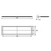 Tacka do ociekarki plastik 900mm VIBO (VA900), kupic - zdjecie №2 - small