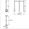 Pantograf 750-1250mm grafit, 12 kg, Venus VIBO (ASSA75/125AG), cena - zdjecie №5 - small