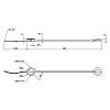 Lampa LED MODUS dotykowa, 2 USB, 12V, 2,1W, 3000K, biały soft touch, cena - zdjecie №5 - small