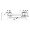 Cargo 150mm grafit, mocowanie lewe Galaxy VIBO (ELQGM152SXPRPOMBASVGF),  - zdjecie №12 - small