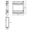 Cargo 150mm biały/chrom  mocowanie lewe Galaxy VIBO (ELQGM152SXPRPOMBASC), kupuj hurtowo - zdjecie №11 - small