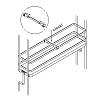 Cargo wysoki 150mm (h=1700mm) 5 półek biały/chrom, Galaxy VIBO (ELQGM155SXPRPOMBC), od producenta - zdjecie №8 - small