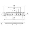 Mocowanie do frontu kolumny 300mm grafit VIBO (CK130NVGF), nie drogie - zdjecie №3 - small