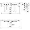 Mocowanie do frontu kolumny 300mm grafit VIBO (CK130NVGF), zdjecie - zdjecie №4 - small