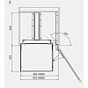 Stelaż do cargo uchylnego 600mm, szary, Galaxy VIBO (CEM60S/17VG), zdjecie - zdjecie №4 - small