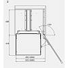 Stelaż do cargo uchylnego 600mm, szary, Galaxy VIBO (CEM60S/17VG), zdjecie - zdjecie №4 - small