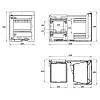 Corner 900mm prawy biały/chrom, Galaxy VIBO (SMACE45DXFMOMBASC), od producenta - zdjecie №8 - small