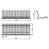 Ociekarka do naczyń stal nierdzewna Queen 800mm VIBO (SGQ80VLIB), kupic - zdjecie №2 - small