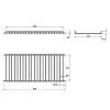 Ociekarka z ramą do naczyń (komplet) 600mm VIBO (ESV60VPRRRCP),  - zdjecie №14 - small