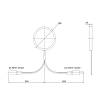 Włącznik sensoryczny dotykowy ukryty pod płytą wiórową/blatem o grubości do 30mm, 12V/24V, 24W / 48W, kupic - zdjecie №2 - small