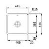 Komora do podbudowy Fraceram, Kubus KBK 110-40  Onyx Franke 126.0379.980, kupic - zdjecie №2 - small