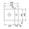 Komora do podbudowy Fraceram, Kubus KBK 160-38-12  Onyx Franke 126.0380.014, kupic - zdjecie №2 - small