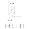 Zawias Clip-on, 110°, Sensys 8645i, nakładany, z domykiem, czarny obsydian(9091738) Hettich, zamowienie - zdjecie №6 - small