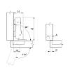 Zawias Clip-on, 110°, Sensys 8645i, półnakładany, z domykiem, czarny obsydian(9091739) Hettich, zamowienie online - zdjecie №7 - small