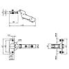 Zawias Sensys wpuszczany do cienkich frontów 10-16 mm (9094296) Hettich, nie drogie - zdjecie №3 - small