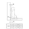 Zawias Clip-on, 110°, Sensys 8646i, WP, front 10–19mm, z domykiem, niklowy (9094296) Hettich, zamowienie - zdjecie №6 - small