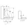 Zawias Clip-on, 110°, Sensys 8646i, WP, front 10–19mm, z domykiem, niklowy (9094296) Hettich, zamowienie online - zdjecie №7 - small