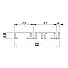 Profil 2-torowy SlideLine M 4000 mm (9236576) Hettich, kupic - zdjecie №2 - small