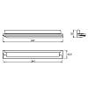 Komplet mocowań do tac do ramy Across (FLA02DSGF), kupic - zdjecie №2 - small