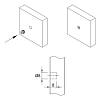 Mufa M4 L8 D8, wbijana, tworzywo, nr 30 (79529) Hettich, nie drogie - zdjecie №3 - small
