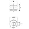 Mufa M4 L8 D8, wbijana, tworzywo, nr 30 (79529) Hettich, zdjecie - zdjecie №4 - small
