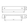Uchwyt Ferro Fiori Poliplast PL 11002.160 szary, zdjecie - zdjecie №4 - small