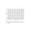 Dno perforowane 700 mm W=640 L=480 (DP.640.480) Białe, kupic - zdjecie №2 - small