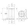 Nóżka meblowa regulowana NA 11/С00 RN, h=100-105 mm, max 100 kg, aluminium, nie drogie - zdjecie №3 - small