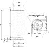 Nóżka meblowa regulowana NA 11/С00 RN, h=150-155 mm, max 100 kg, aluminium, nie drogie - zdjecie №3 - small