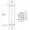 Nóżka meblowa regulowana NA 11/С00 RN, h=180-185 mm, max 100 kg, aluminium, nie drogie - zdjecie №3 - small